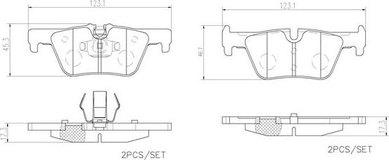 Brembo P06071N - Гальмівні колодки, дискові гальма avtolavka.club