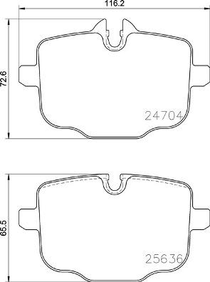 Brembo P 06 101 - Гальмівні колодки, дискові гальма avtolavka.club