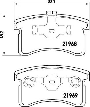 Brembo P 16 006 - Гальмівні колодки, дискові гальма avtolavka.club