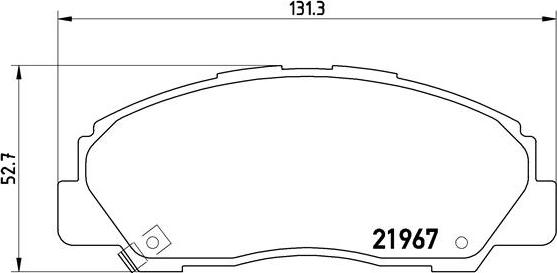 Brembo P 16 010 - Гальмівні колодки, дискові гальма avtolavka.club