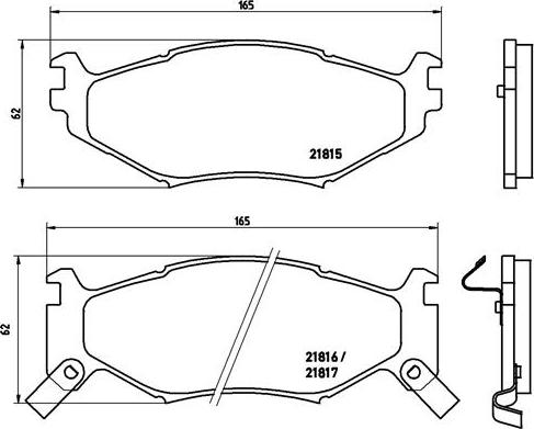 Brembo P 11 007 - Гальмівні колодки, дискові гальма avtolavka.club