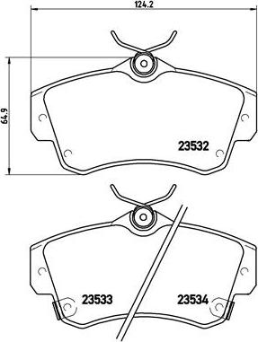 Brembo P 11 012 - Гальмівні колодки, дискові гальма avtolavka.club