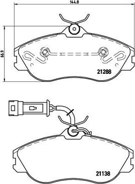 Brembo P 85 018 - Гальмівні колодки, дискові гальма avtolavka.club