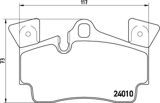 Brembo P 85 088 - Гальмівні колодки, дискові гальма avtolavka.club