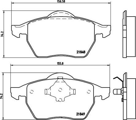 Brembo P 85 039 - Гальмівні колодки, дискові гальма avtolavka.club