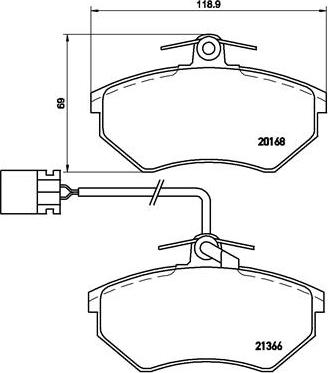 Brembo P 85 034 - Гальмівні колодки, дискові гальма avtolavka.club