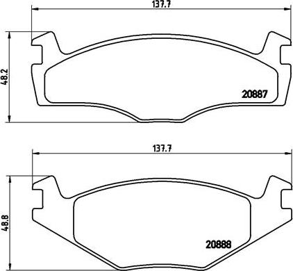 Brembo P 85 024 - Гальмівні колодки, дискові гальма avtolavka.club