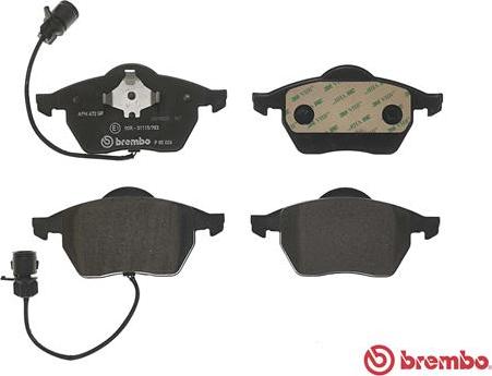 Brembo P 85 026 - Гальмівні колодки, дискові гальма avtolavka.club