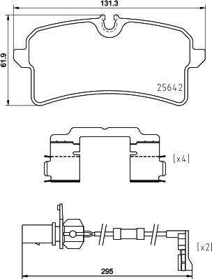 Brembo P85151N - Гальмівні колодки, дискові гальма avtolavka.club