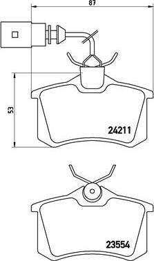 Brembo P 85 101 - Гальмівні колодки, дискові гальма avtolavka.club