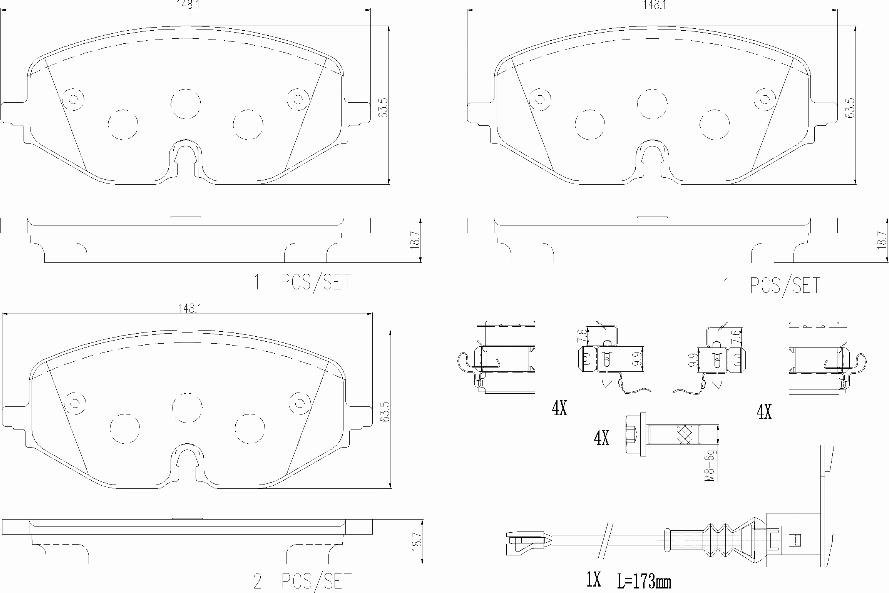 Brembo P85182N - Гальмівні колодки, дискові гальма avtolavka.club