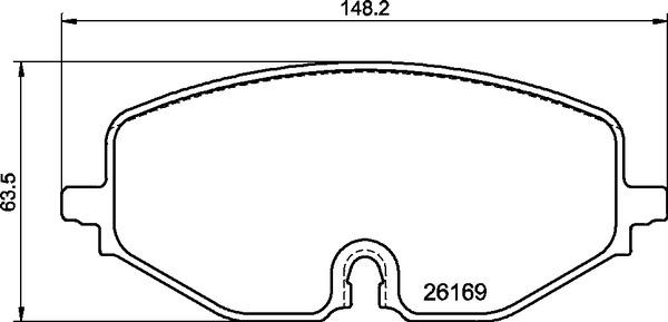 Brembo P 85 182X - Гальмівні колодки, дискові гальма avtolavka.club