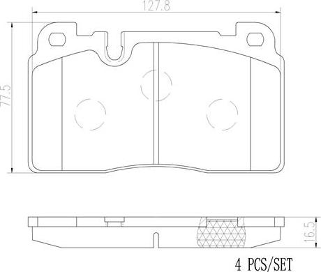 Brembo P85133N - Гальмівні колодки, дискові гальма avtolavka.club