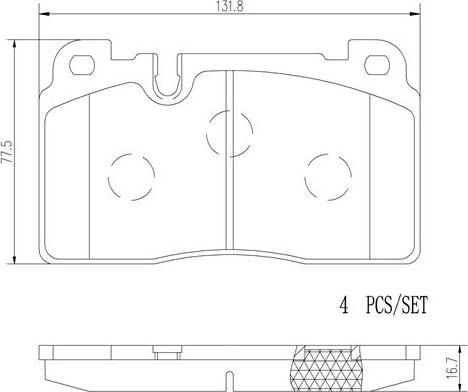 Brembo P85123N - Гальмівні колодки, дискові гальма avtolavka.club