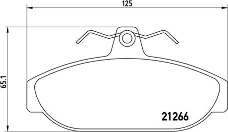 Brembo P 86 005 - Гальмівні колодки, дискові гальма avtolavka.club