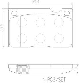 Brembo P86003N - Гальмівні колодки, дискові гальма avtolavka.club