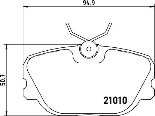 Brembo P 86 011 - Гальмівні колодки, дискові гальма avtolavka.club