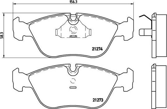 Brembo P 86 013 - Гальмівні колодки, дискові гальма avtolavka.club