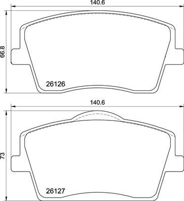 Brembo P 86 031 - Гальмівні колодки, дискові гальма avtolavka.club