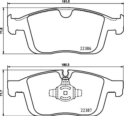 Brembo P 86 026 - Гальмівні колодки, дискові гальма avtolavka.club