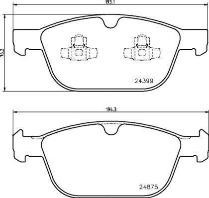 Brembo P 86 023 - Гальмівні колодки, дискові гальма avtolavka.club