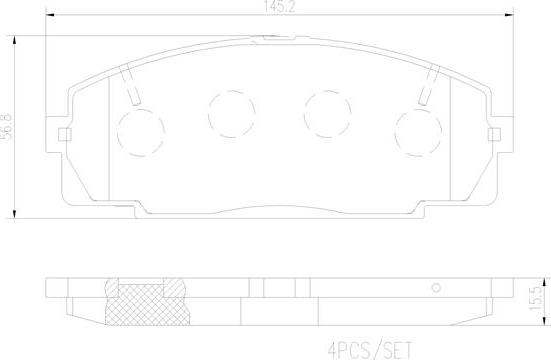 Brembo P83092N - Гальмівні колодки, дискові гальма avtolavka.club