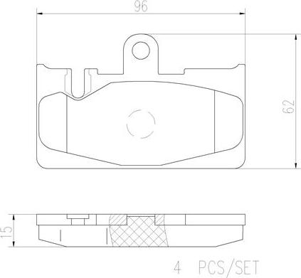 Brembo P83059N - Гальмівні колодки, дискові гальма avtolavka.club