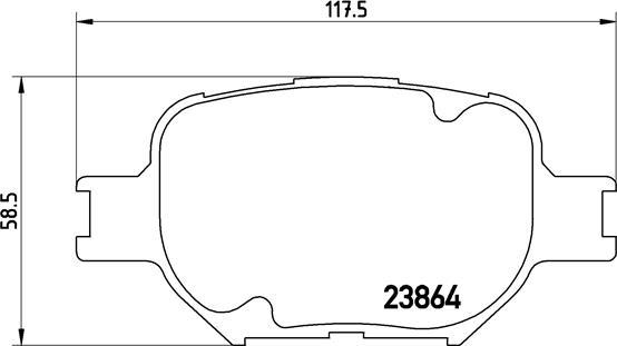 Brembo P 83 054 - Гальмівні колодки, дискові гальма avtolavka.club