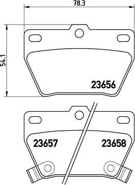 Brembo P 83 057 - Гальмівні колодки, дискові гальма avtolavka.club