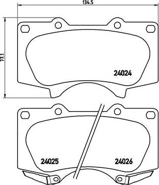 Brembo P 83 066X - Гальмівні колодки, дискові гальма avtolavka.club