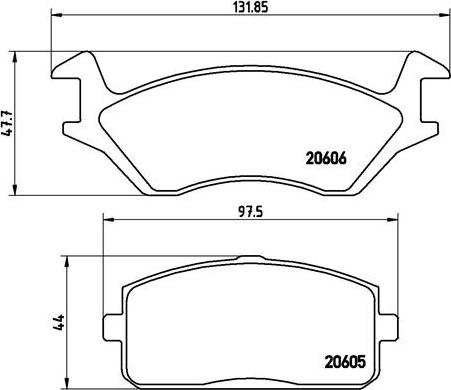 Brembo P 83 004 - Гальмівні колодки, дискові гальма avtolavka.club