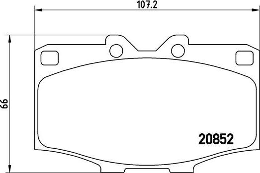 Brembo P 83 006 - Гальмівні колодки, дискові гальма avtolavka.club