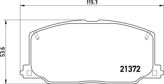 Brembo P 83 016 - Гальмівні колодки, дискові гальма avtolavka.club