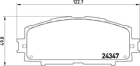 Brembo P 83 086 - Гальмівні колодки, дискові гальма avtolavka.club