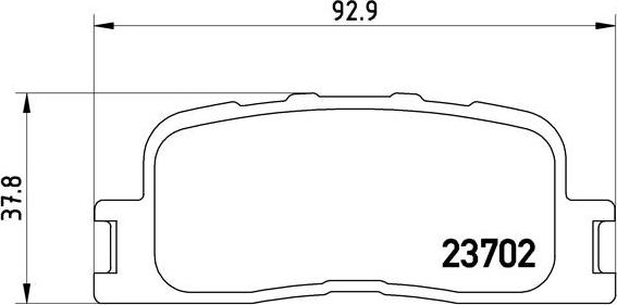 Brembo P 83 088 - Гальмівні колодки, дискові гальма avtolavka.club