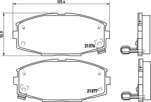 Brembo P 83 020 - Гальмівні колодки, дискові гальма avtolavka.club