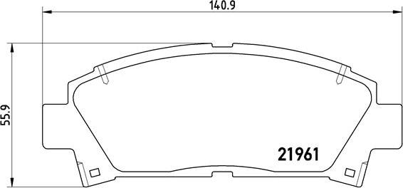 Brembo P 83 028 - Гальмівні колодки, дискові гальма avtolavka.club