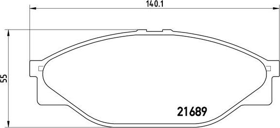 Brembo P 83 023 - Гальмівні колодки, дискові гальма avtolavka.club