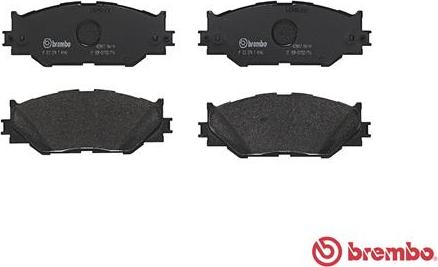 Brembo P 83 074 - Гальмівні колодки, дискові гальма avtolavka.club