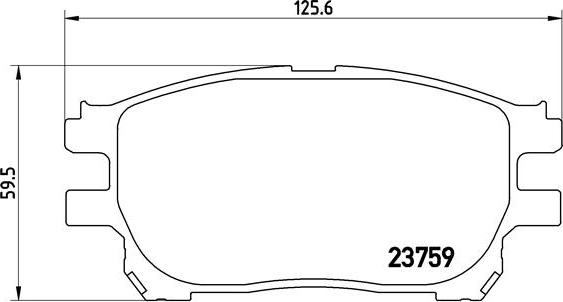 Brembo P 83 070 - Гальмівні колодки, дискові гальма avtolavka.club