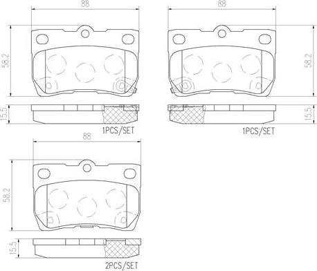 Brembo P83073N - Гальмівні колодки, дискові гальма avtolavka.club