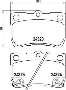 Brembo P 83 073 - Гальмівні колодки, дискові гальма avtolavka.club