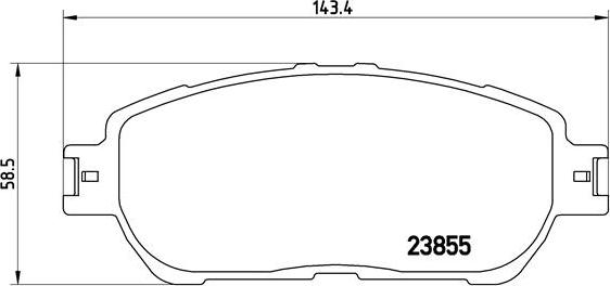 Brembo P 83 105 - Гальмівні колодки, дискові гальма avtolavka.club