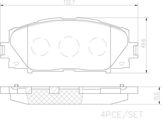 Brembo P83106N - Гальмівні колодки, дискові гальма avtolavka.club