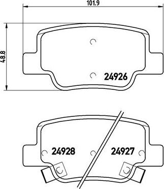 Brembo P 83 114 - Гальмівні колодки, дискові гальма avtolavka.club