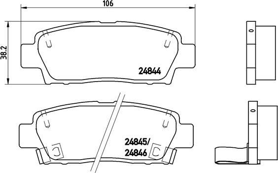 Brembo P 83 111 - Гальмівні колодки, дискові гальма avtolavka.club