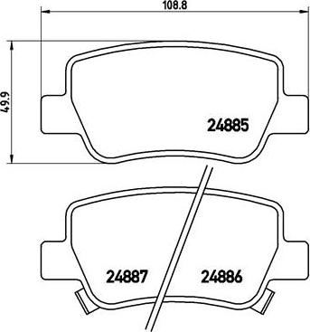 Brembo P 83 112 - Гальмівні колодки, дискові гальма avtolavka.club