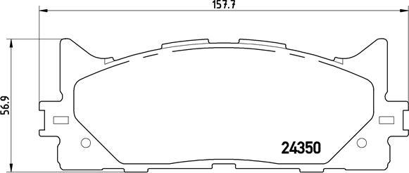 Brembo P 83 117X - Гальмівні колодки, дискові гальма avtolavka.club