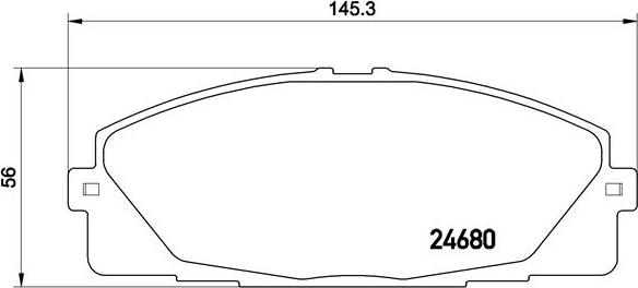 Brembo P 83 139 - Гальмівні колодки, дискові гальма avtolavka.club