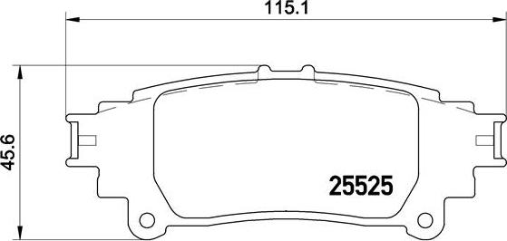 Brembo P 83 132 - Гальмівні колодки, дискові гальма avtolavka.club